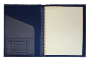 Blue Refillable Blank Journal